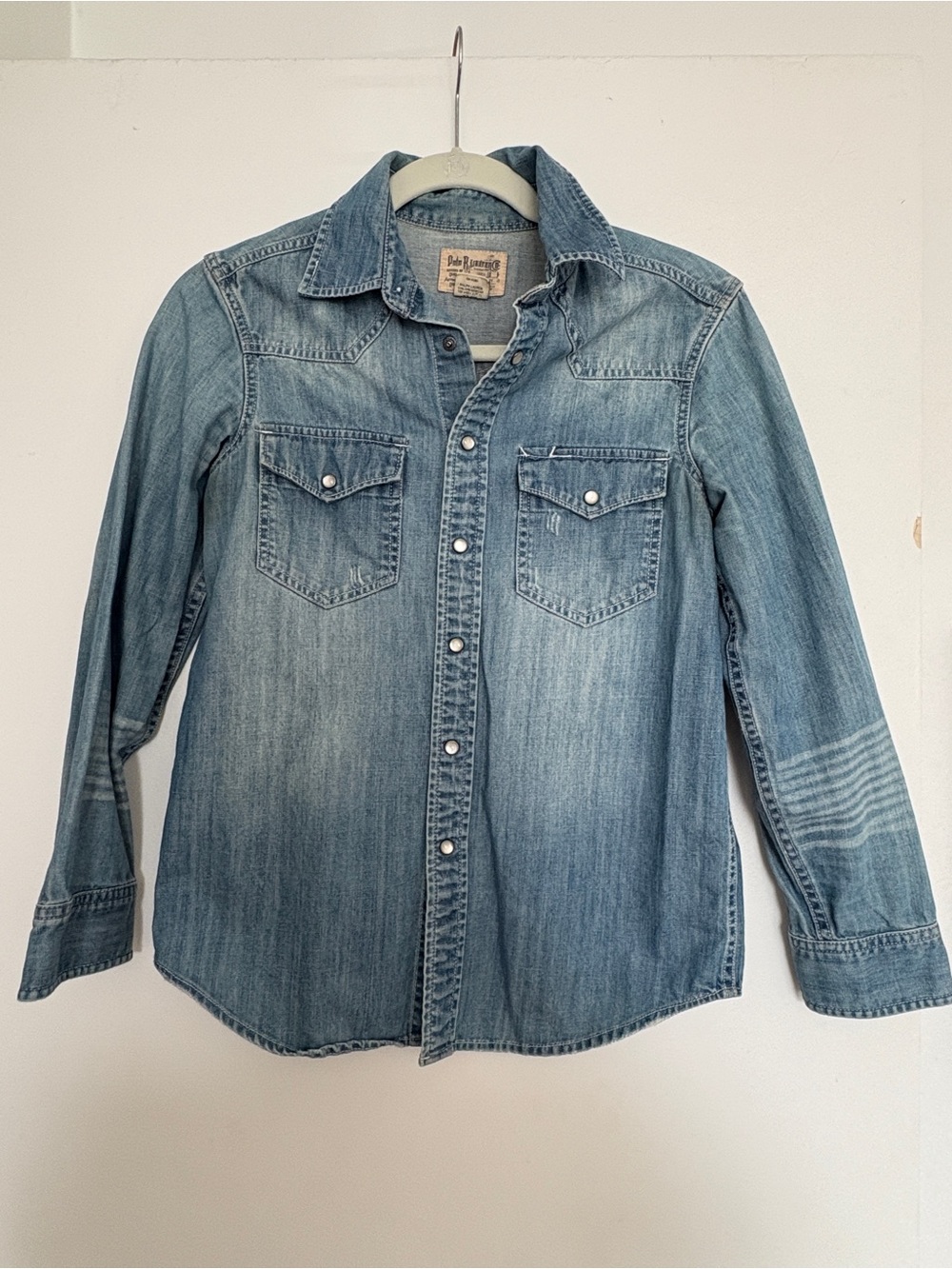 Polo by Ralph Lauren Light Blue Denim Button-Down Shirt Boys or Girls